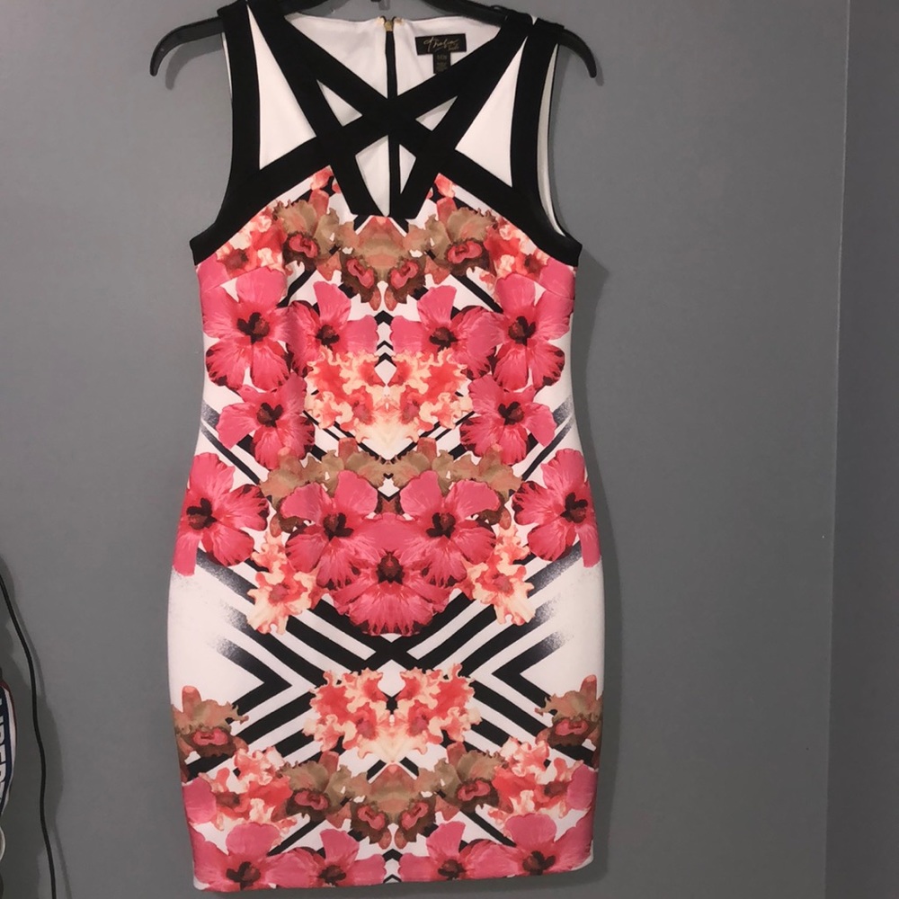 Thalia Sodi Floral Pattern Dress